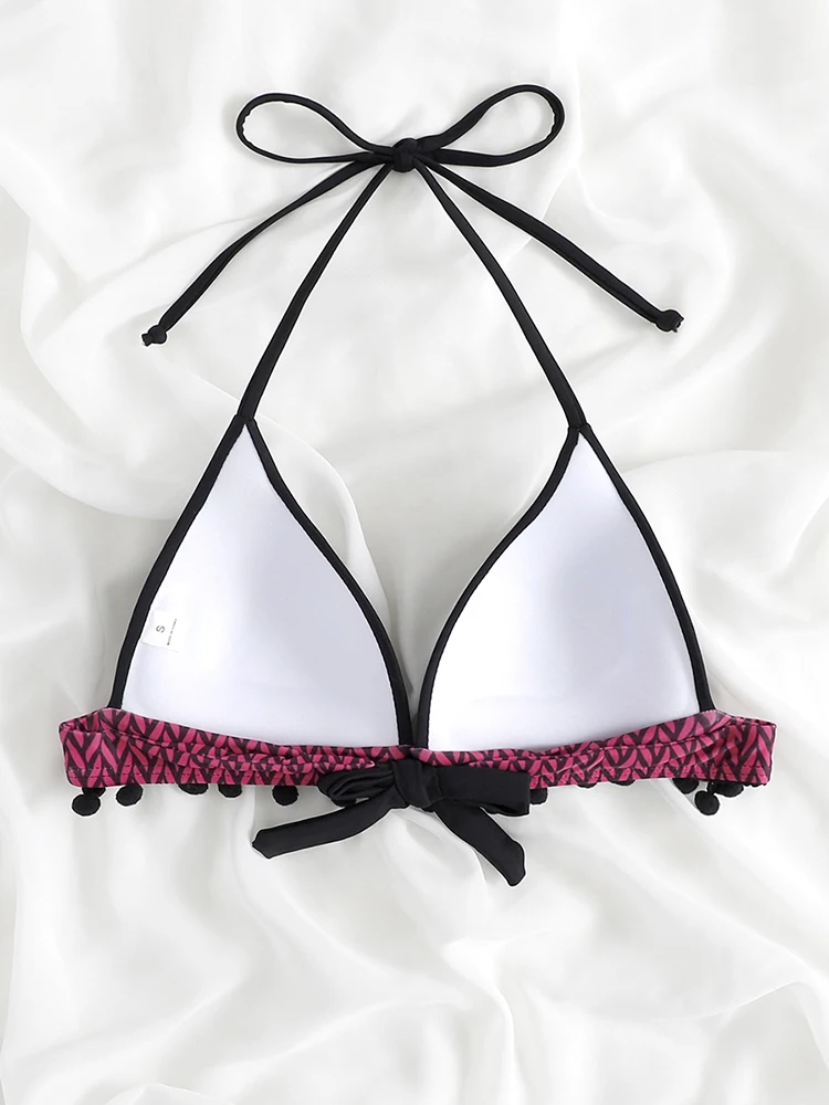 Бикини Топ Купальник женский Новинка 2022 бикини пуш-ап на шнуровке только