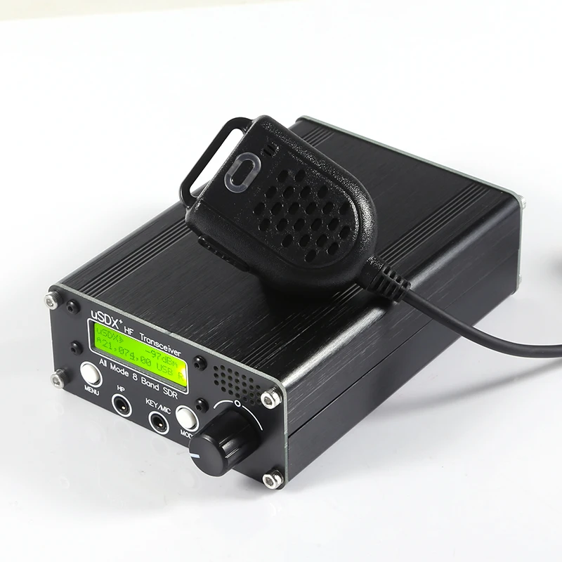 3-5W USDX+ SDR Transceiver All Mode 8 Band HF Ham Radio QRP CW Transceiver 80M/60M/40M/30M/20M/17M/15M/10M