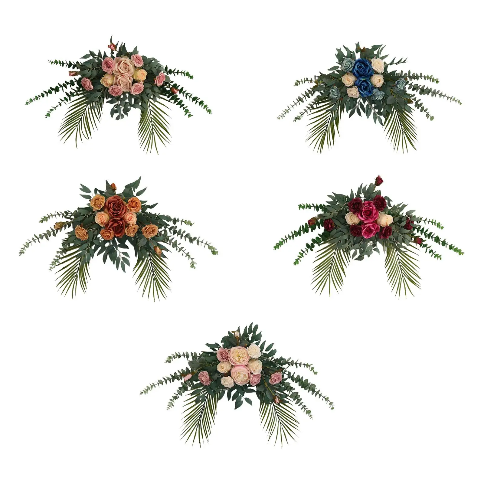 

Искусственный цветочный орнамент многоцелевой фон дверь висячий венок для свадьбы гостиной открытый фотографический реквизит