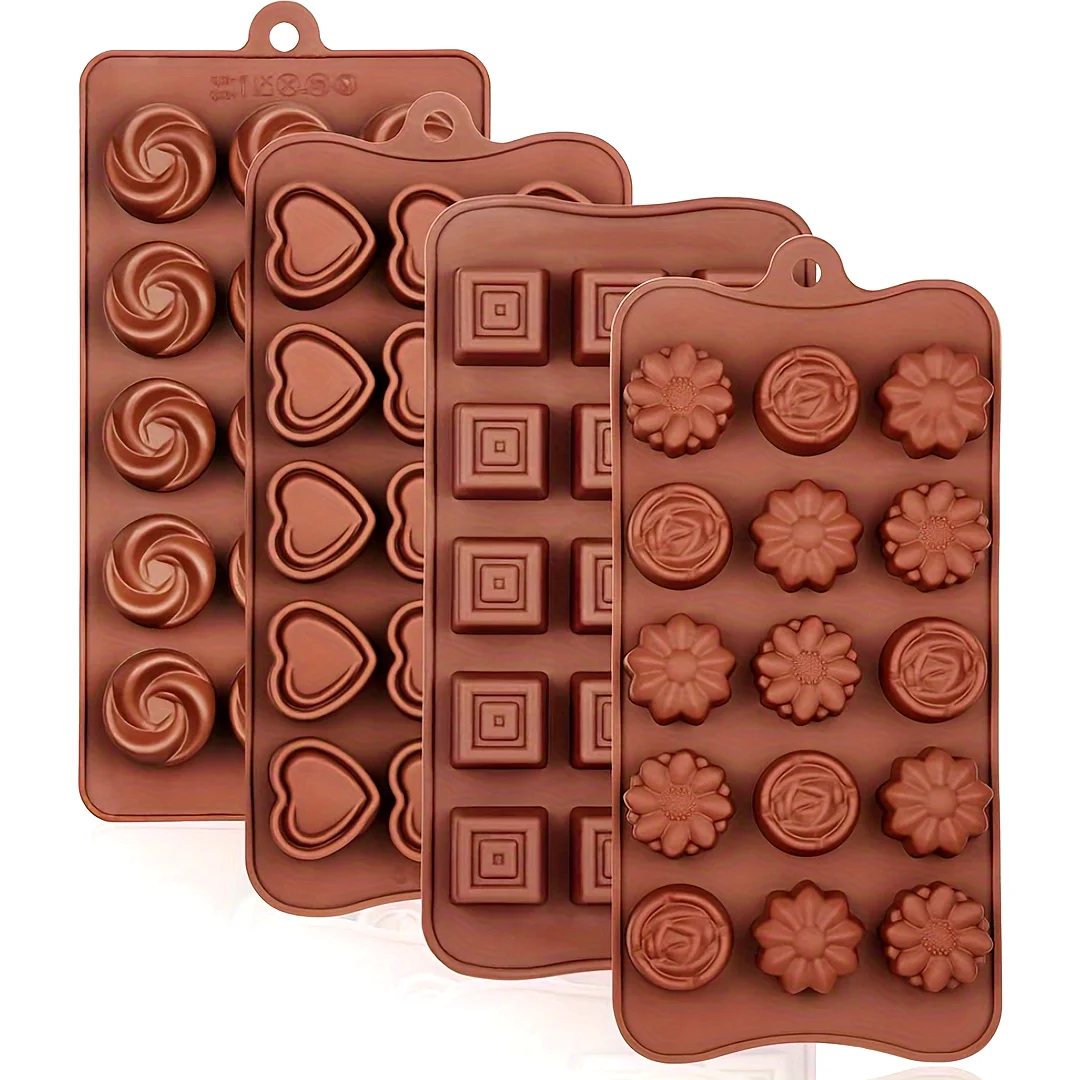 4 шт. силиконовые формы для шоколада