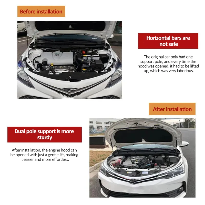 Гидравлический рычаг капота автомобиля для Audi A8 D3 4E Sedan 2003-2010 опора Rod