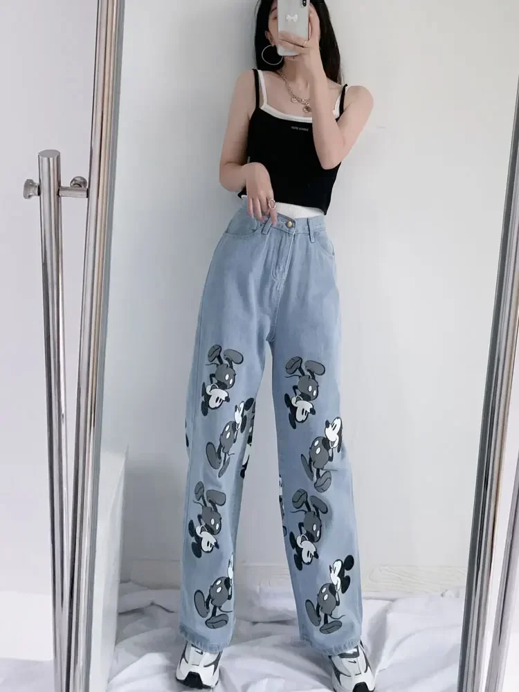 MINISO Мультфильм Джинсы