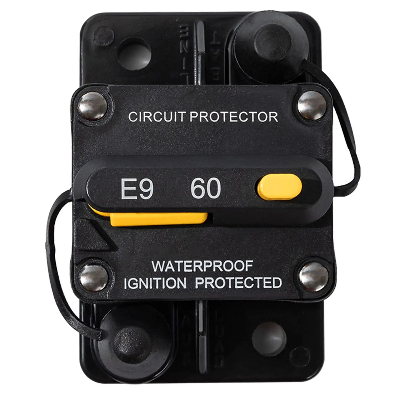 

60A Circuit Breaker 72V Max Boat Fuse Holder Inverter Camper Yacht Motorhome