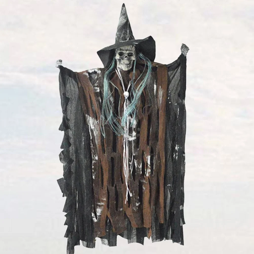 

Voice Control Child Halloween Ghost Decorations Hanging Ornament Haunted House Supplies