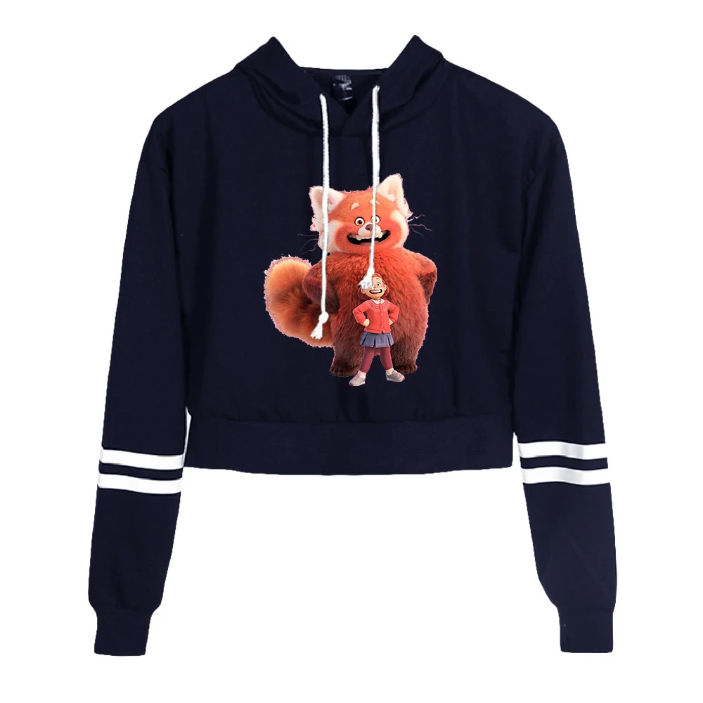 

Turning Red 2022 Spring New Kawaii Cat Ear Hoodie Casual Versatile Pullover Loose White Top Comfortable and Sexy Sweatshirt