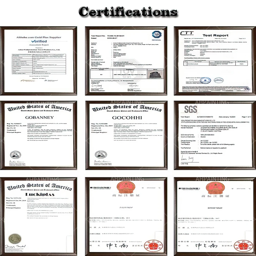 Ahpaint Настенная картина абстрактная Печать на холсте геометрический узор для