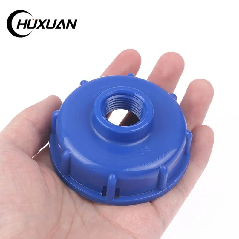

1pc Replacement IBC Tank Adapter Fuel Tank Fitting S60 Thread Cap 60mm to1"3/4"1/2" Female Tap Connector Garden Irrigation Valve