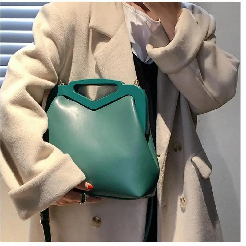 

Lnv Women's Bag Vintage Fashion The Pouch Cloud Bags Pink White Handbag Women's Leather High Capacity Shoulder Bags 2022 New