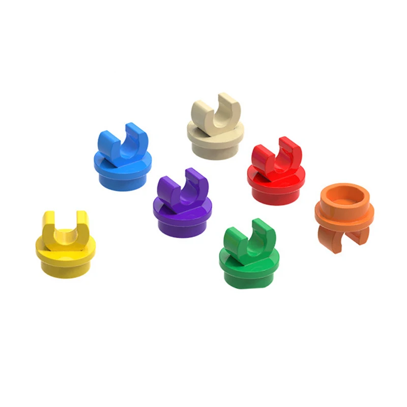 MOC 10 шт. 15712 12825 специальная вилка с 1 отверстием строительные блоки зажимом рот