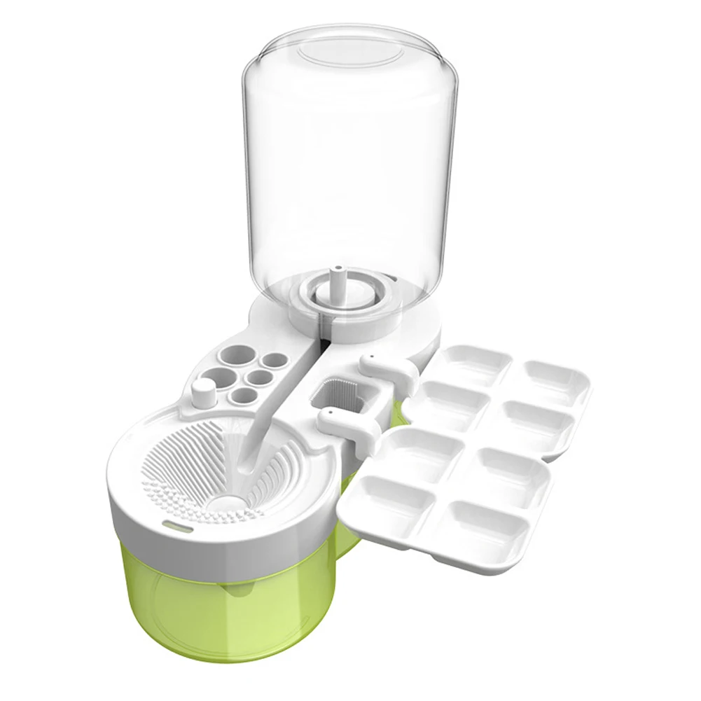 Мойка кистей с кнопкой слива устройство для чистки автоматическая циркуляция