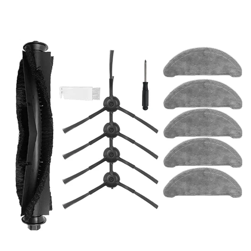 

Mop Cloths Main Brush Side Brush Replacement Spare Parts For ROIDMI EVE Plus Vacuum Cleaner Accessories