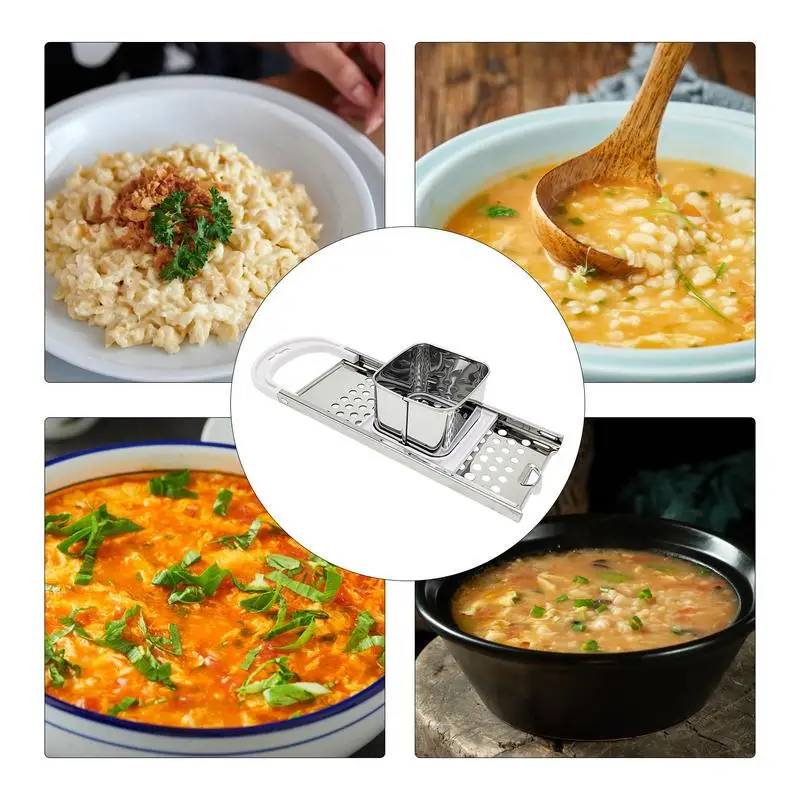 Spaetzle пресс из нержавеющей стали машина для производства лапши строгальный