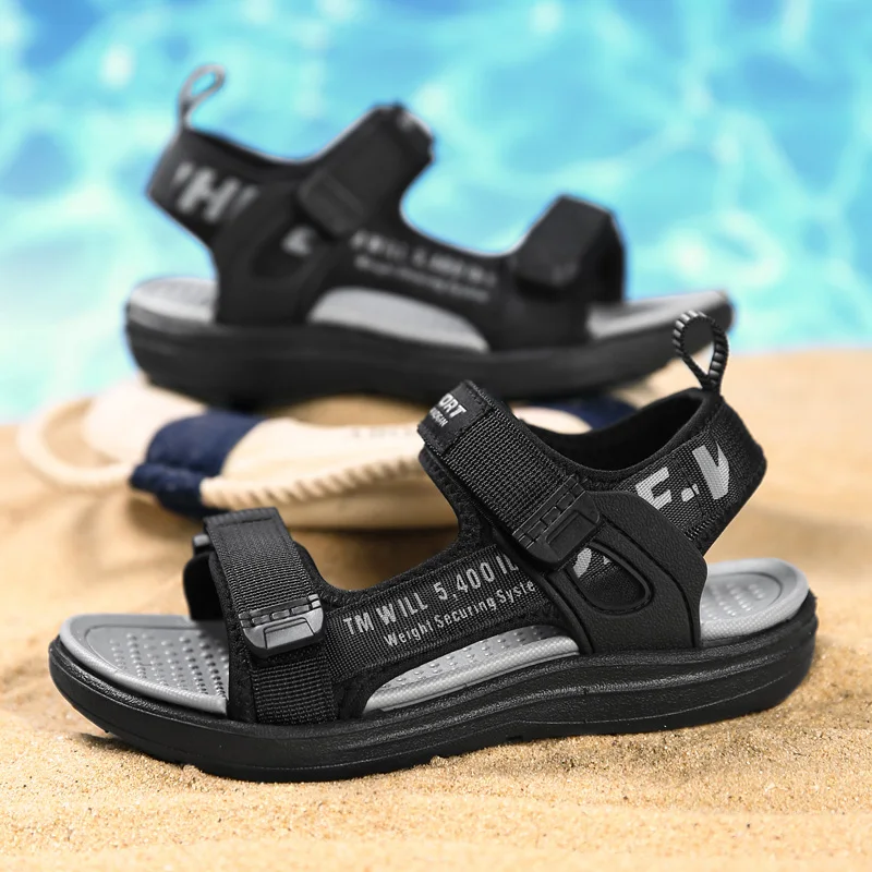 2022 New Summer Kids Sandals Breathable Boys Soft Comfortable Children's Shoes Outdoor Fashion Beach Lightweight Open Toe