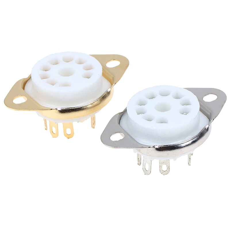

1PC 9pin Ceramic tube sockets Valve Tube Base for 6DJ8 12AX7 ECC83 B339 CV492