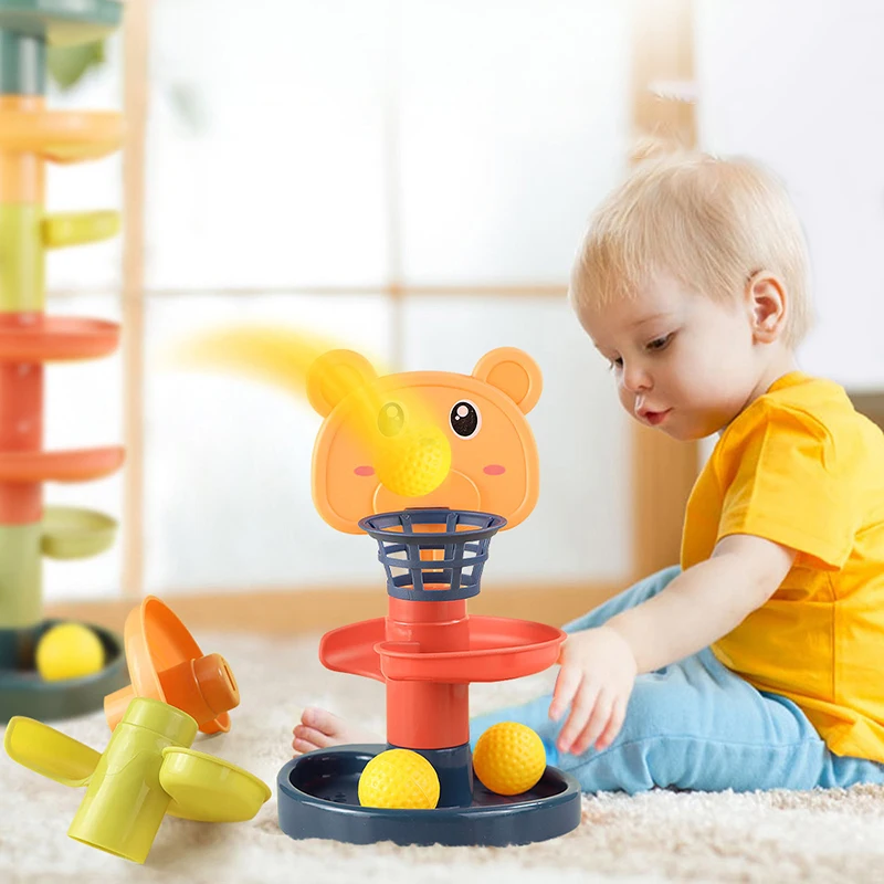 

Детская игрушка, вращающийся шар, тренировочная башня, игрушки, Трековый шар, Вращающийся набор, развивающая игрушка, вращающийся детский и...