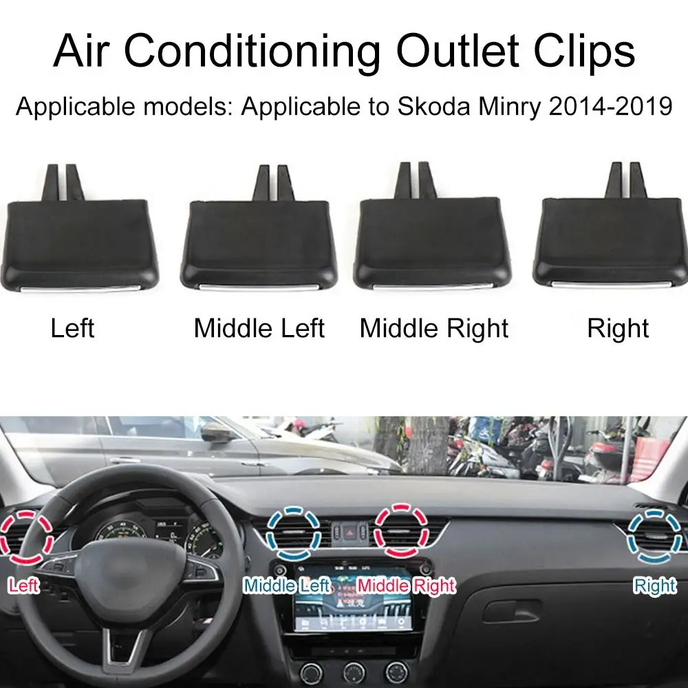 

2014-2019 Car Air Conditioning Clips Wind Direction Paddle Air Conditioning Outlet Clips Adjust Air Direction