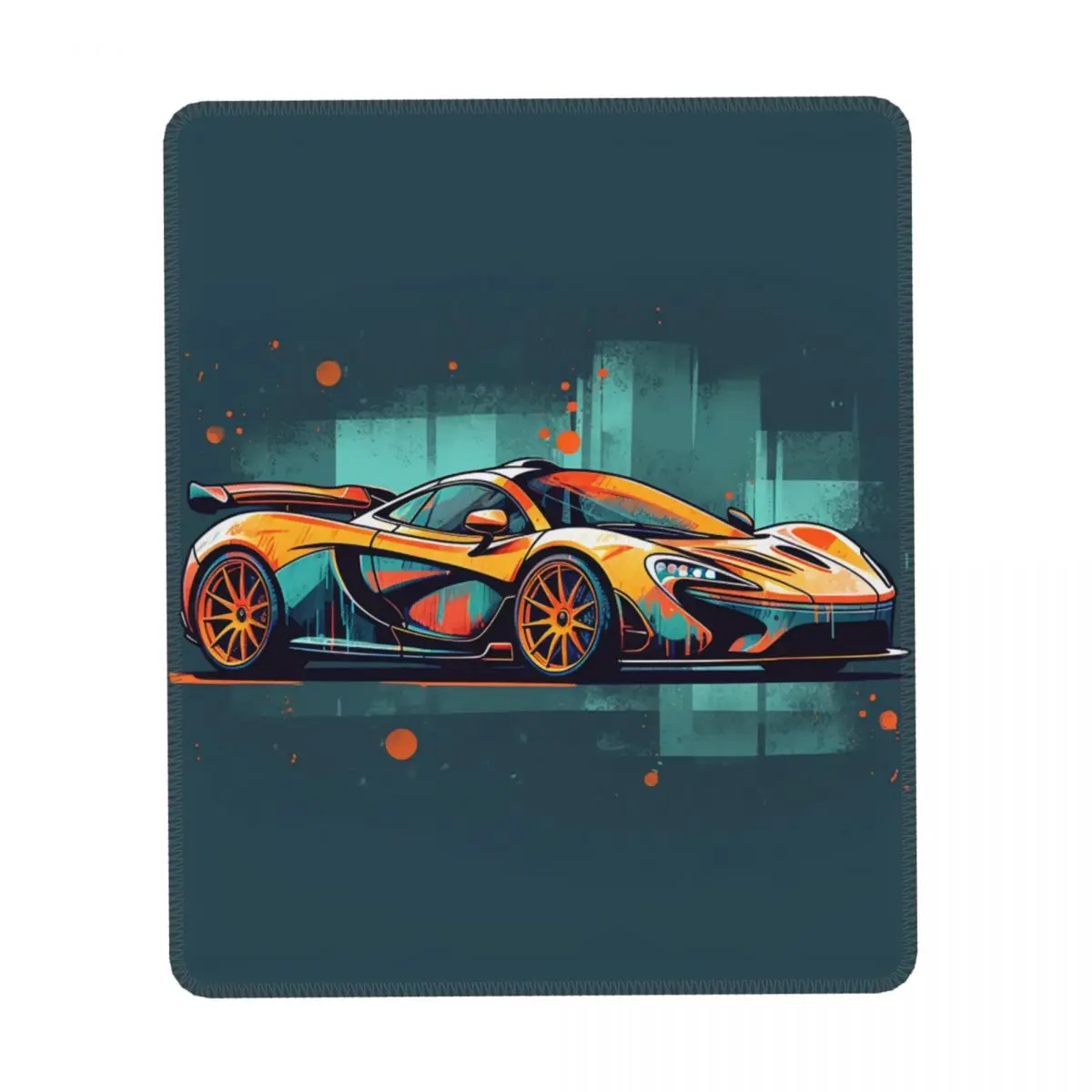 

Powerful Sports Car Vertical Print Mouse Pad Multicolored Retro Rubber Desk Mousepad Anti Fatigue Simple Cute Mouse Pads