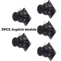 5 pcs for arduino dual axis xy joystick module ps2 control lever sensor ky 023 rated 4 9 5 biaxial key rocker sensor module