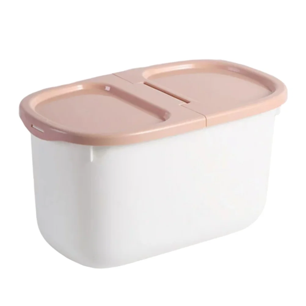 

Storage Container Ricedispenser Grain Containers Cereal Dog Box Bin Flour Forlids Countertop Bucket Large Kitchen Sealed Dry Cat
