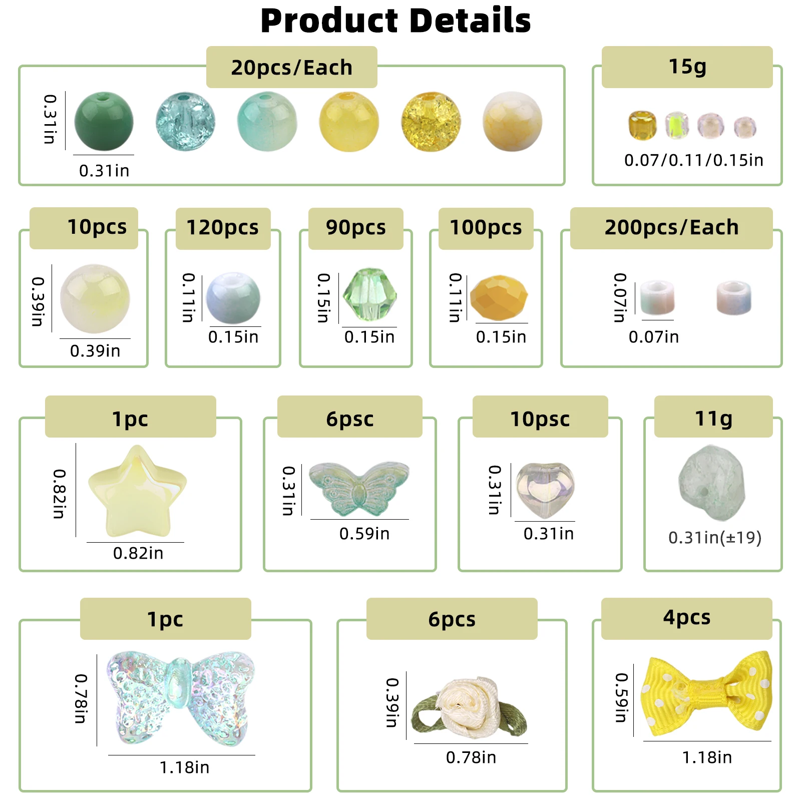 Набор Стеклянных Бусин Для Изготовления Ювелирных Изделий Круглые Хрустальные