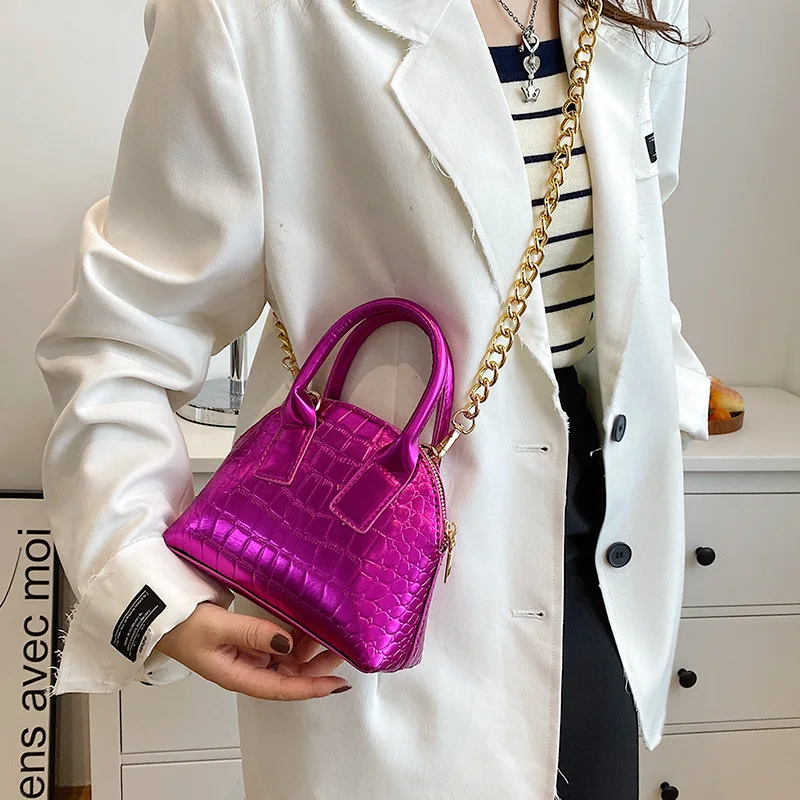2023 New High Quality Chain Shoulder Messenger Bags Luxury Fashion Women Purse And Handbags Unique Designer Shell Bag Sac A Main