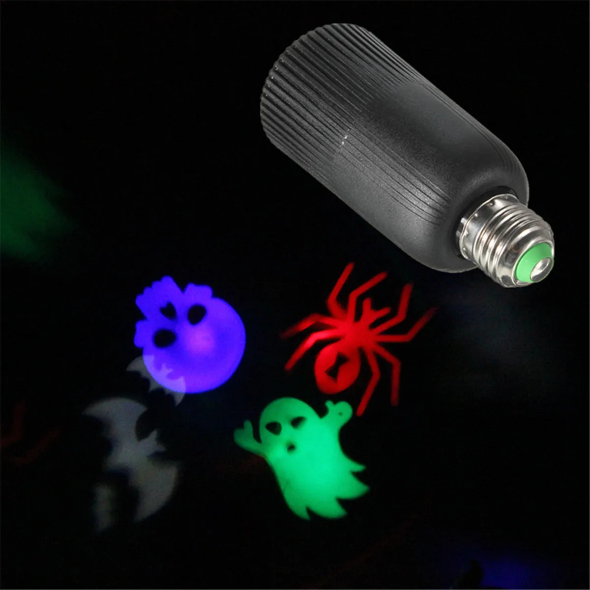 

RGB проектор 4 Вт E27, проектор для сцены KTV, DJ, Рождество, Хэллоуин, фотоэффект 85-265 в