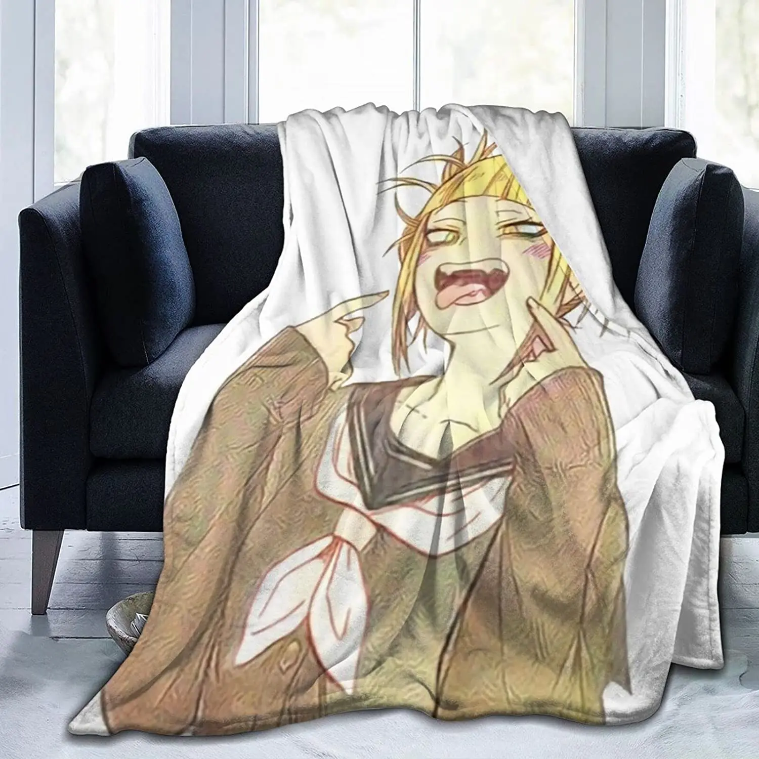 

Toga Tongue Graphic Soft Flannel Blanket Lightweight Fleece Blanket Air Conditioner is Suitable for Bedroom Living Room Sofa