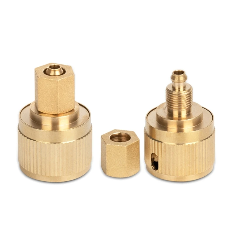 

2Pc Brass Pressure Washer Coupler G1/4 DN8 Quick Release Couplers Quick-Connect Socket Fitting Water Hose Pipe Connector