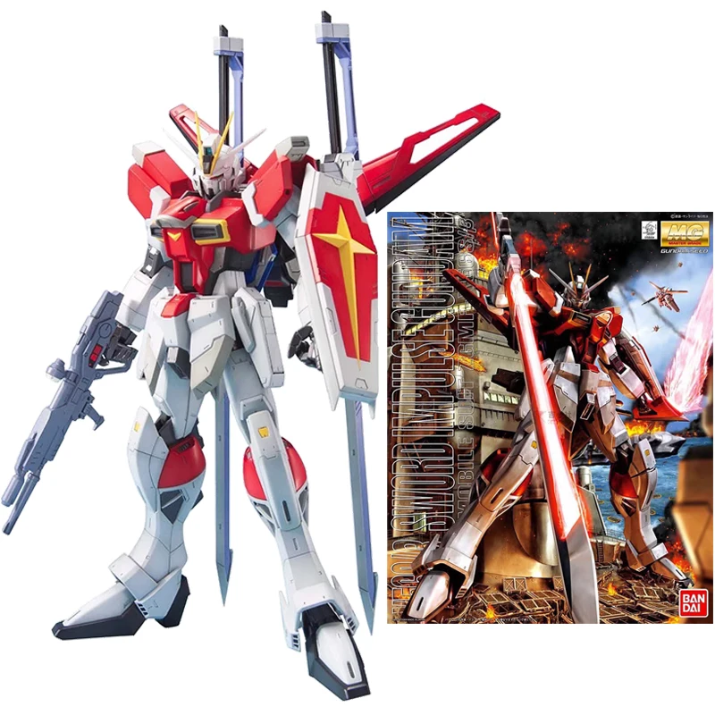 

В наличии Original 1/100 BANDAI MG ZGMF-X56S/β uned IMPULSE GUNDAM MOBILE SUIT GUNDAM SEED DESTINY коллекционные экшн-игрушки подарки