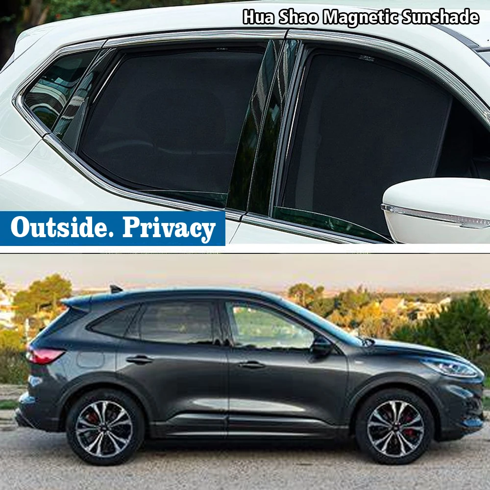 

Magnetic Car Sunshade Shield Windshield Frame Curtain Sun Shade Auto Accessories For Ford Kuga Escape 2020 2021 2022 2023