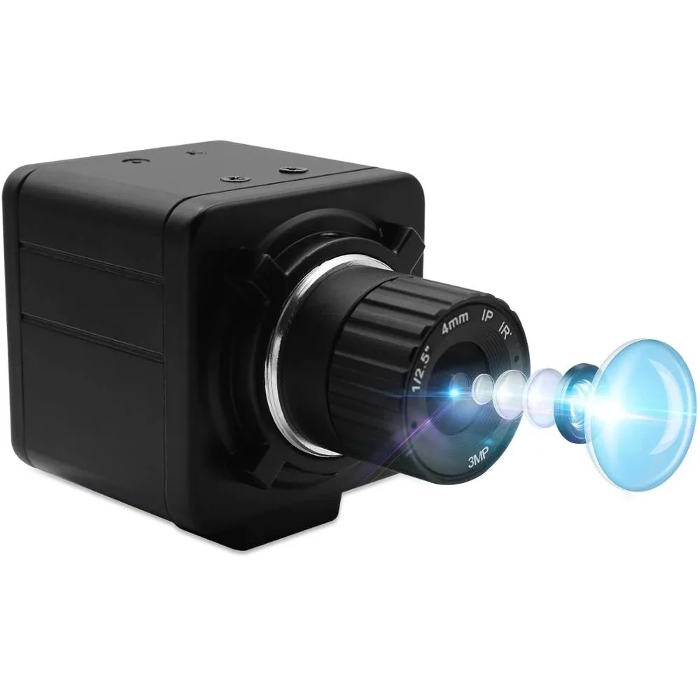 

ELP 4K Camera CCTV Security High Speed MJPEG 30fps Web Cam USB Webcam 4K with Sony IMX317 Sensor for Video Teaching, Conference