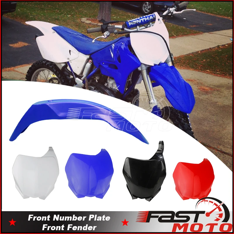 Фото Брызговик Motorcross, пластиковое переднее имя для Yamaha YZ WR Kawasaki Suzuki Honda MX, универсальное грязезащитное устройство №2