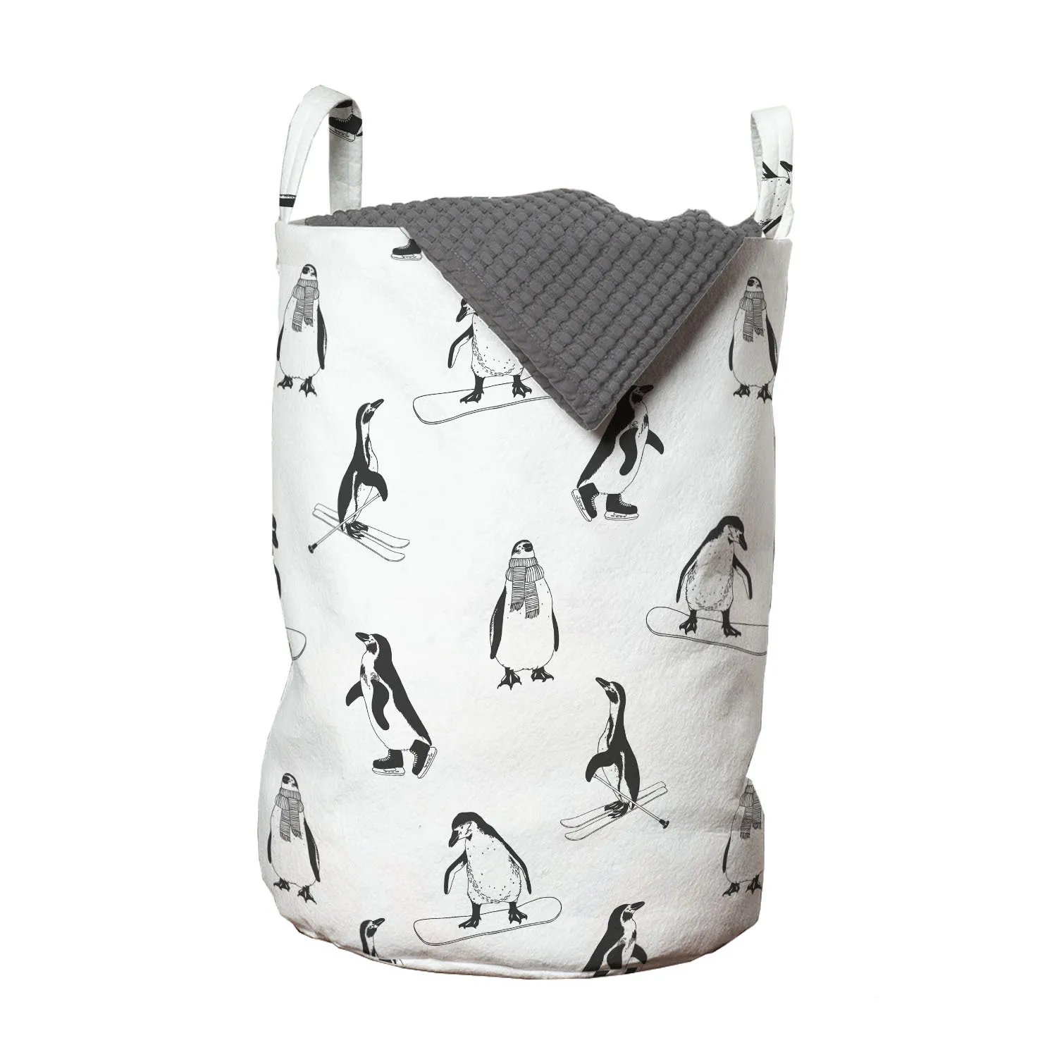 Веселая корзина для белья Penguins счастливый скандинавский органайзер одежды