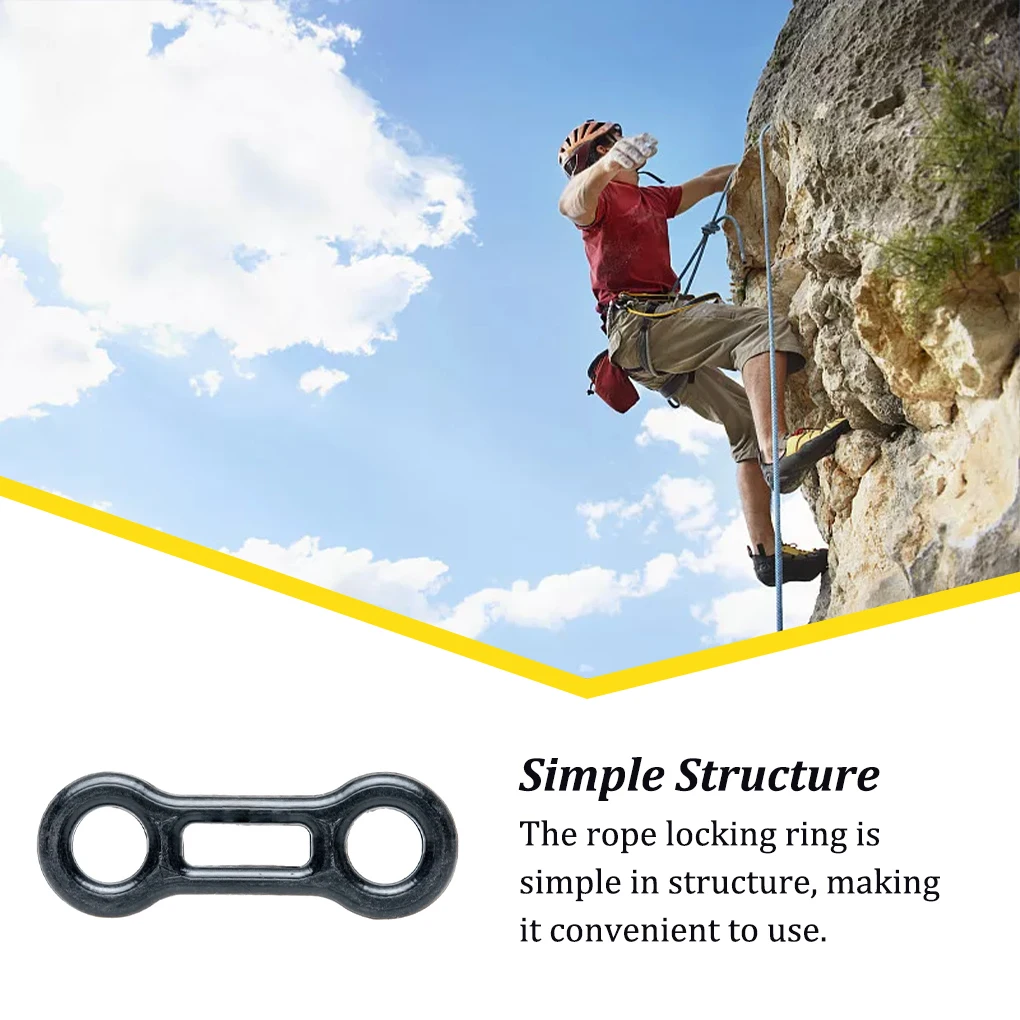

Carabiner Rope Locking Ring Professional Fixator Tools Outdoor Simple Rappeling Accessories Simple Rigging Fix Rings