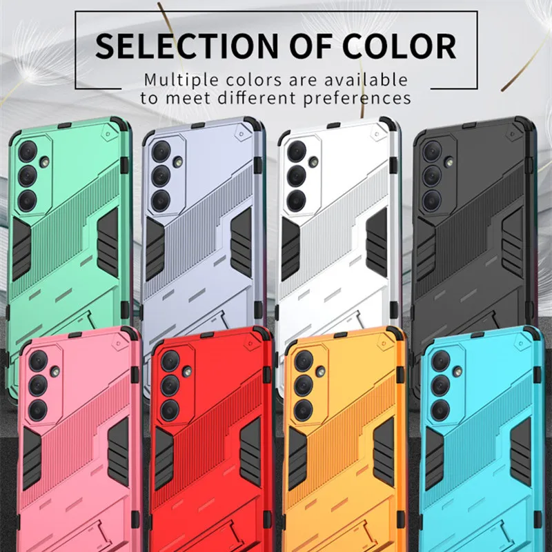 For Samsung Galaxy M54 5G Case Galaxy M54 Cover 6.7 Inch Punk Style Hard Armor Bracket Fundas Shockproof Bumper For Samsung M54
