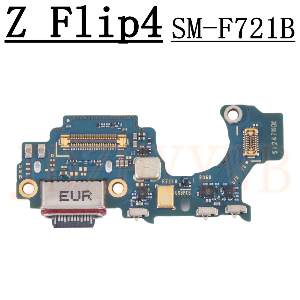 Плата зарядного порта для Samsung Z Flip4 F721B F721N F721U кнопка громкости вращающаяся ось