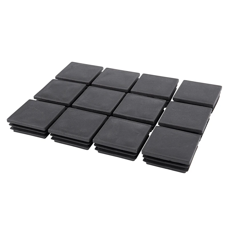

50Mm X 50Mm Plastic Square End Blind Plugs Cap Pipe Inserts 72Pcs