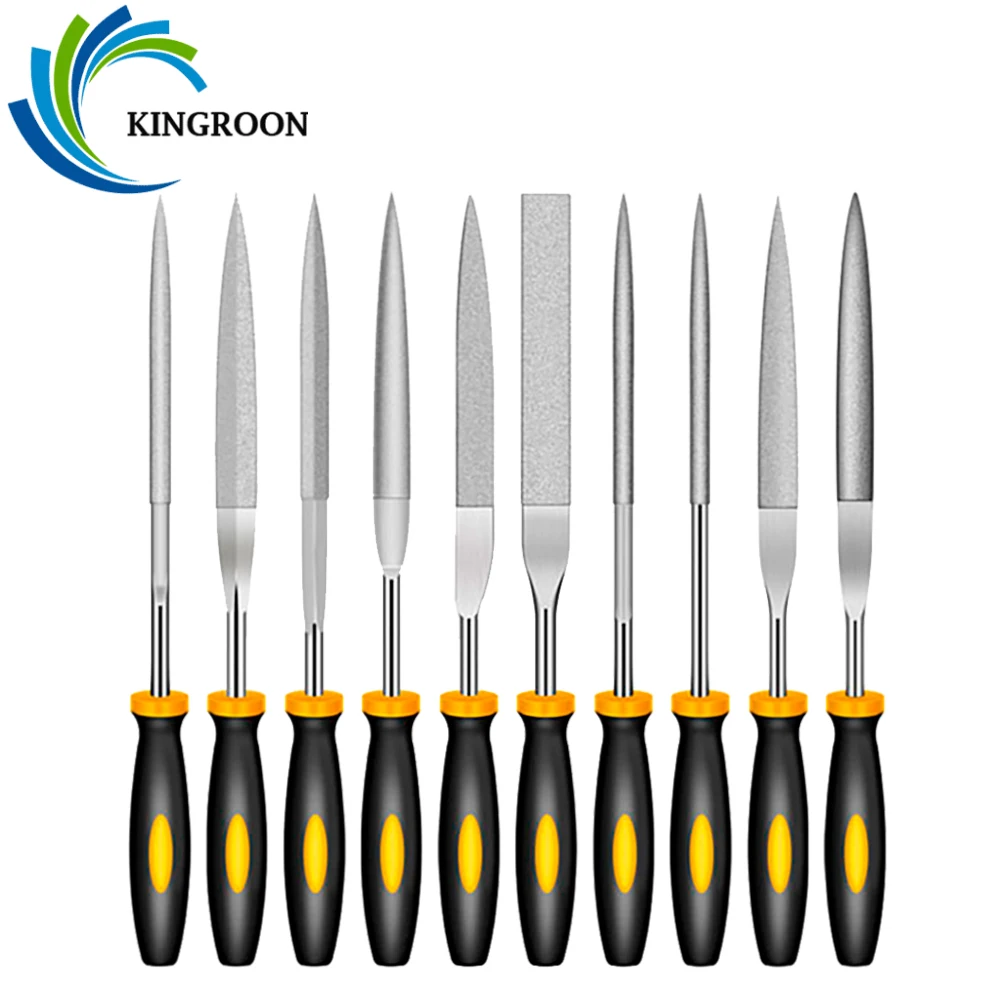 KINGROON Engraving File Needle Deburring Tool Kit Sanding Tools for Glass DIY 3D Printer Part 3D Model File Cutter Scraper