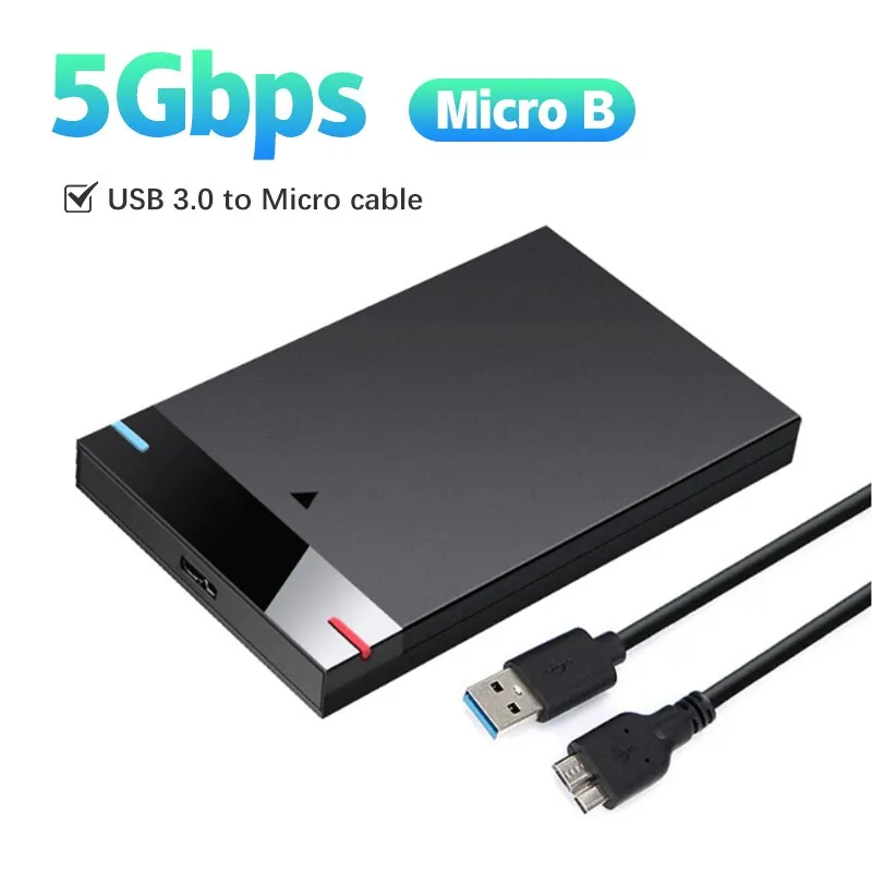 Внешний жесткий диск HDD 2,5 дюйма Micro B USB 3.0Type-C кабель Внешний ...