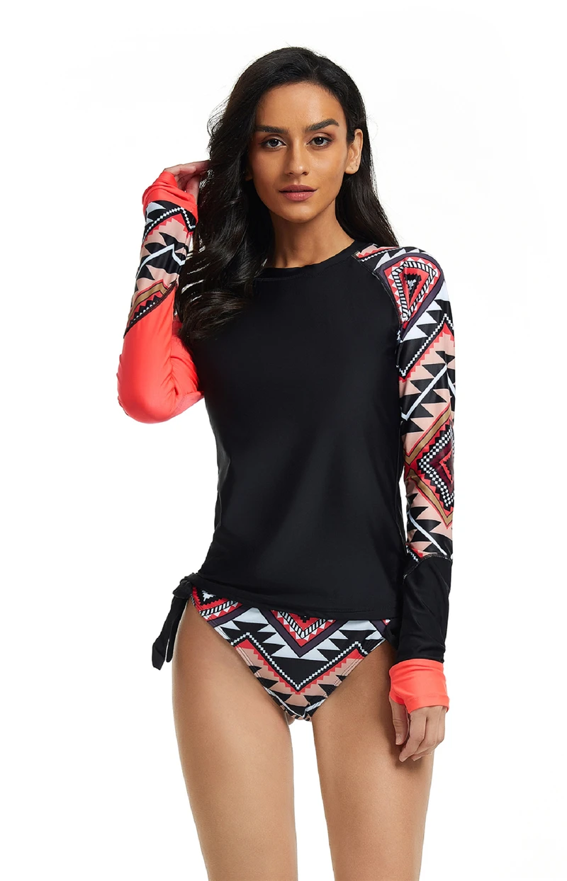 Новинка 2022 женский купальник с УФ-защитой и длинным рукавом защитой от солнца