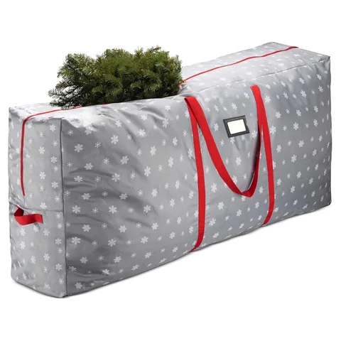 Складная Рождественская елка, рождественские украшения, сумка для хранения венков, сумка из ткани Оксфорд для хранения рождественских трафаретов, гирлянды, домашнего хранения
