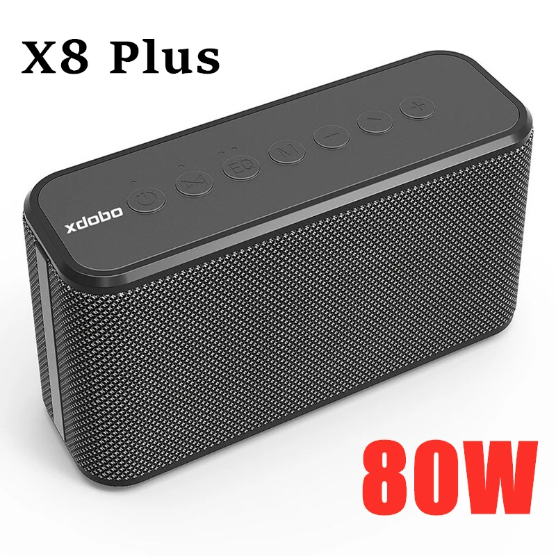 

Caixa De Som 80W High-power Bluetooth Speaker Portable Sound Column Outdoor Wireless Subwoofer 10040mAh TWS Boombox Computer