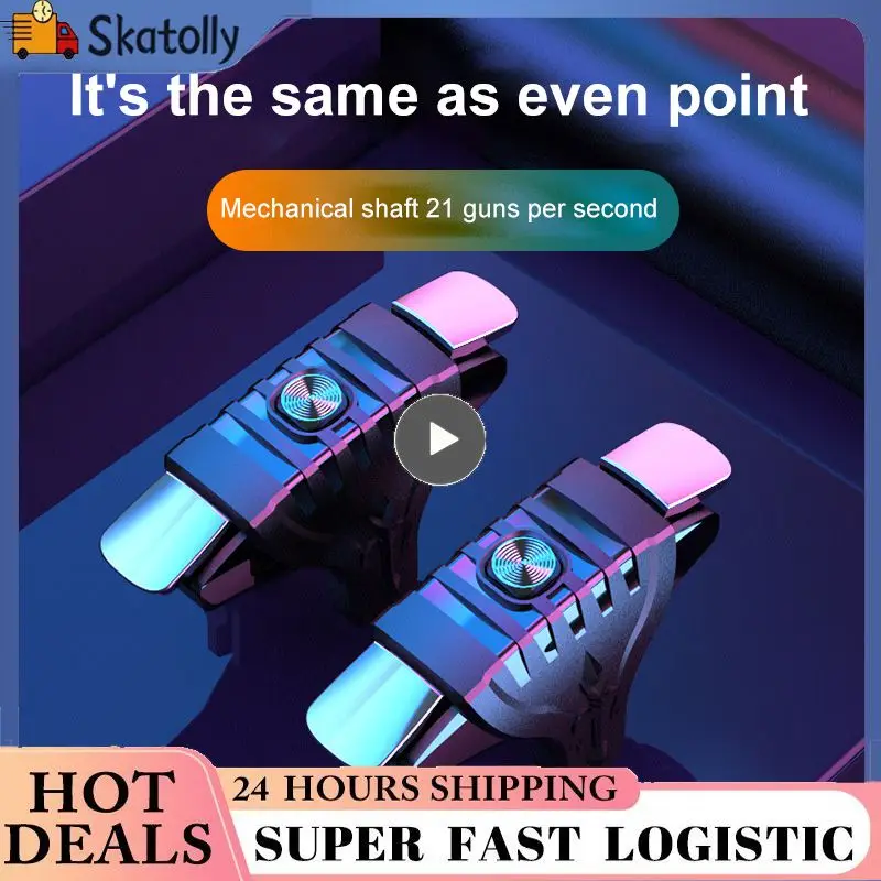 

Light Weight Pubg Mobile Game Controller L1r1 Game Controller Joystick And High Quality Gamepad Aim And Shoot Button Brand New