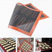 silicone baking mat non stick reusable bakery tool for cookie bread macaroon heat resistant oven baking pad pastry tools