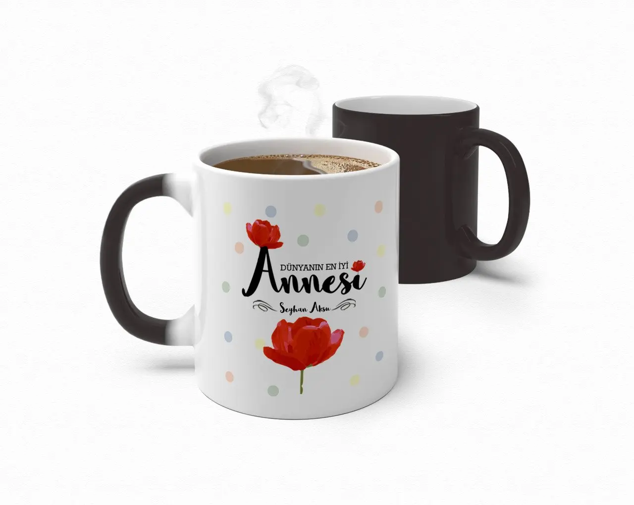

Personalized World Best Mother Design Magic Mug Bardak-10