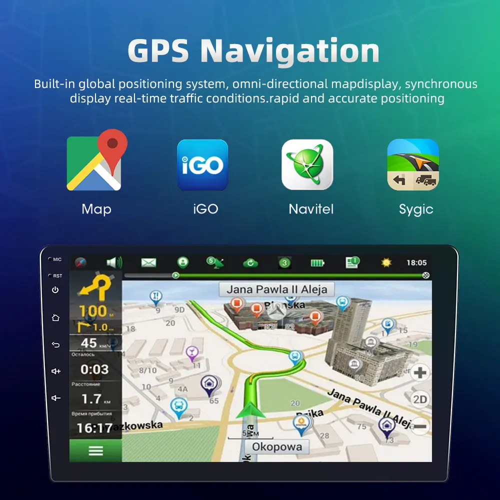 Автомагнитола Podofo для Skoda Octavia мультимедийная стерео-система на Android 10 без dvd с GPS