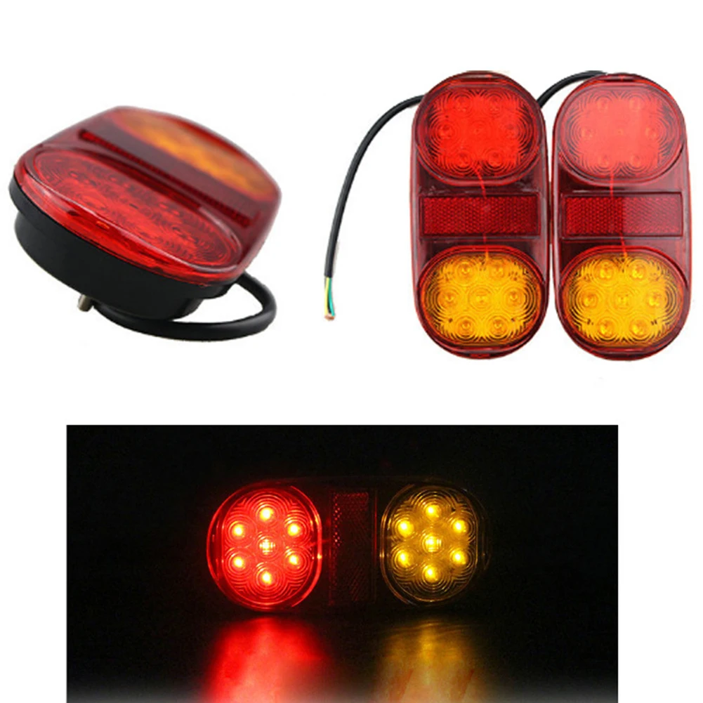 

12V Trailer Truck Boat Waterproof LED Tail Light Stop Indicator Light 1PCS Durable And Convenient Car Accessories