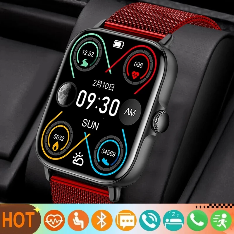 

GEJIAN 2022 New Smart Watch Men's Full Touch Screen Sports Fitness Watch IP67 Waterproof Bluetooth for Android iOS Smart Watch
