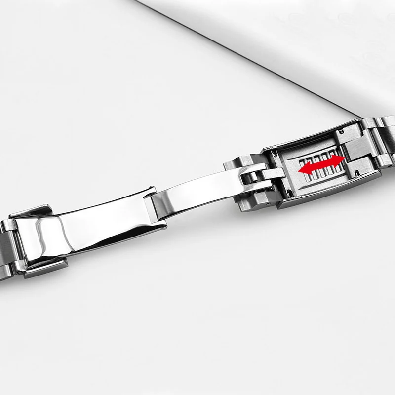 Fine steel strap for Rolex Diver black water ghost green water ghost ditongna yacht series men's watch strap accessories 20 21mm