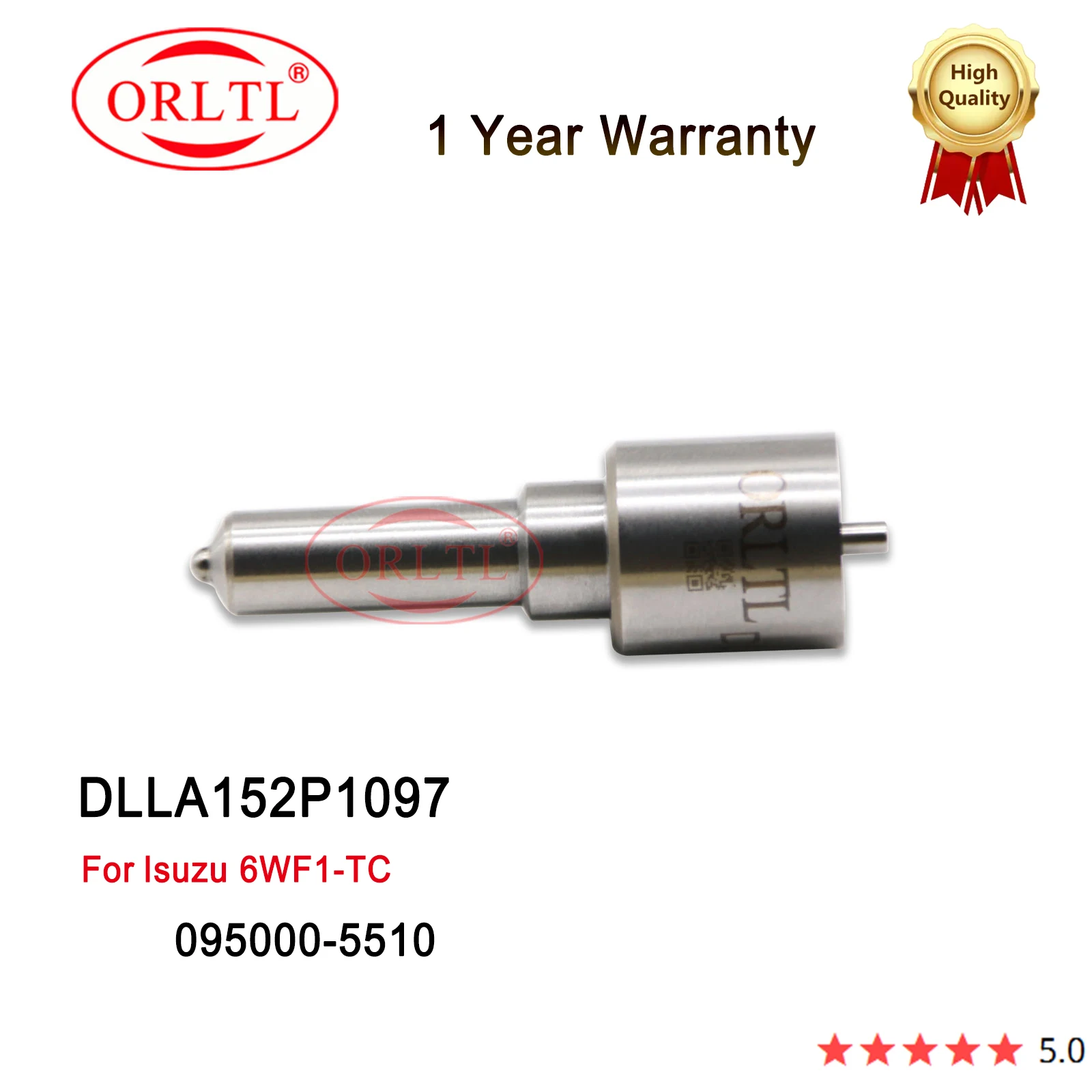 

095000-5510 Common Rail Injector Nozzle Tips DLLA152P1097 093400-8650 For Isuzu 6WF1-TC 095000-5512 095000-5513 8-97603415-2